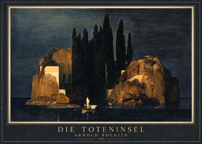 Arnold Böcklin Die Toteninsel VI No1 - Juliste