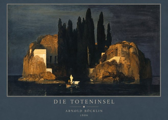 Arnold Böcklin Die Toteninsel VI No3 - Juliste