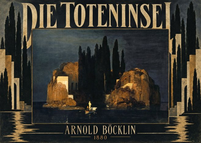 Arnold Böcklin Die Toteninsel VI No5 - Juliste