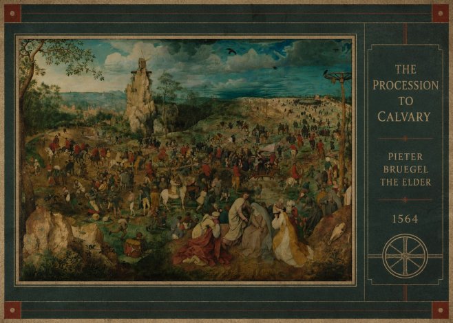 Pieter Bruegel The Processsson to Calvary No2 - Juliste