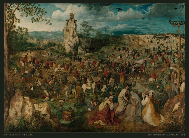Pieter Bruegel The Processsson to Calvary No5 - Juliste