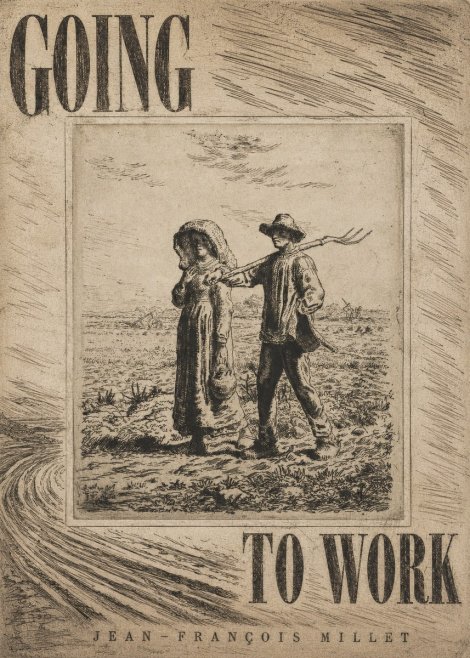 Jean-François Millet Going to Work No4 - Juliste