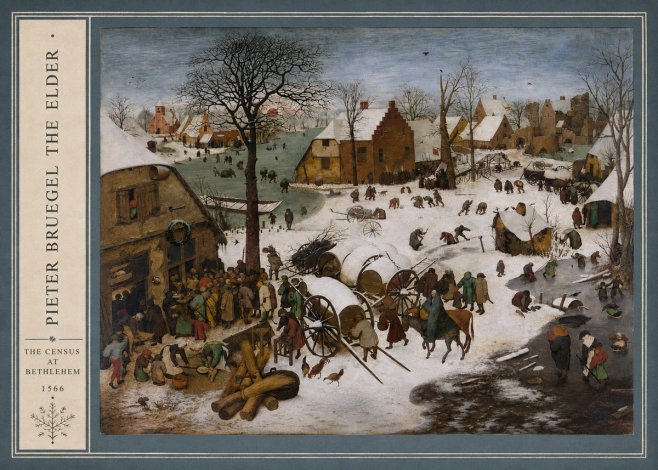 Pieter Bruegel The Census at Bethlehem IV No2 - Juliste