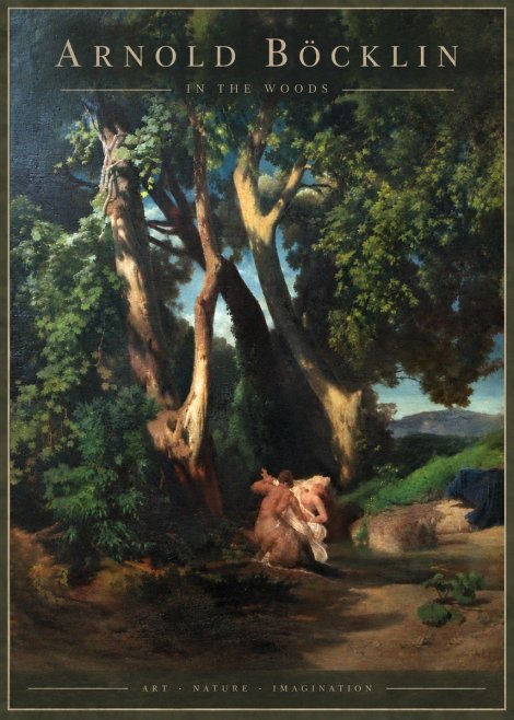 Arnold Böcklin In the Woods No6 - Juliste