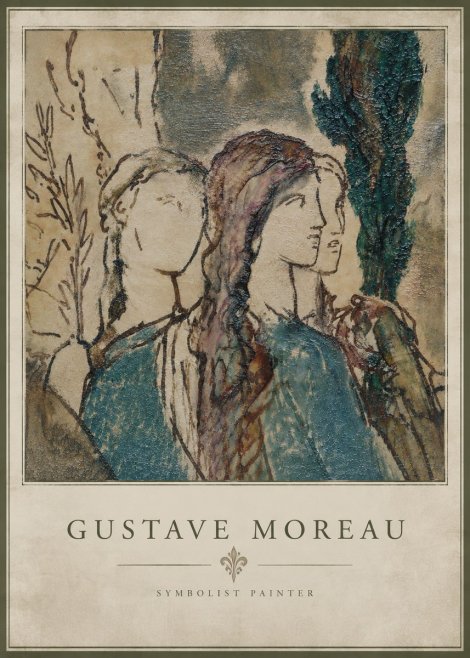 Gustave Moreau Untitled II No3 - Juliste