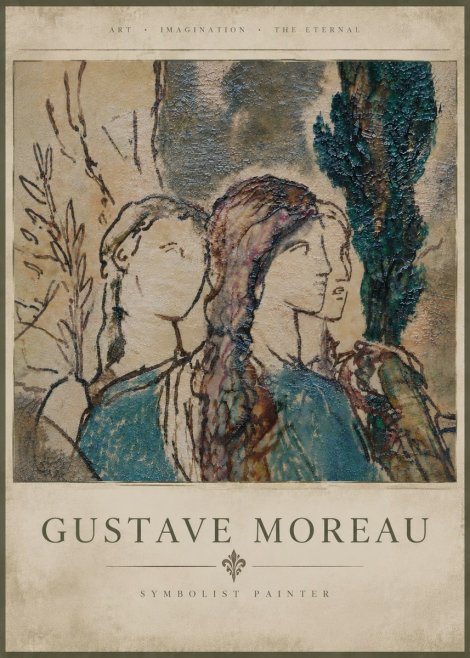 Gustave Moreau Untitled II No6 - Juliste
