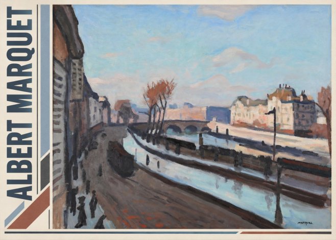 Albert Marquet Le Pont-neuf No2 - Juliste