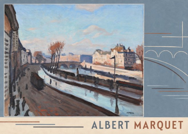 Albert Marquet Le Pont-neuf No4 - Juliste