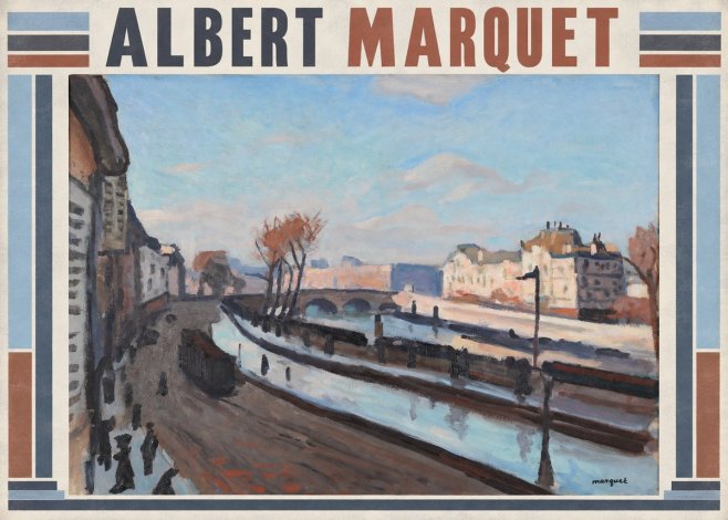 Albert Marquet Le Pont-neuf No5 - Juliste
