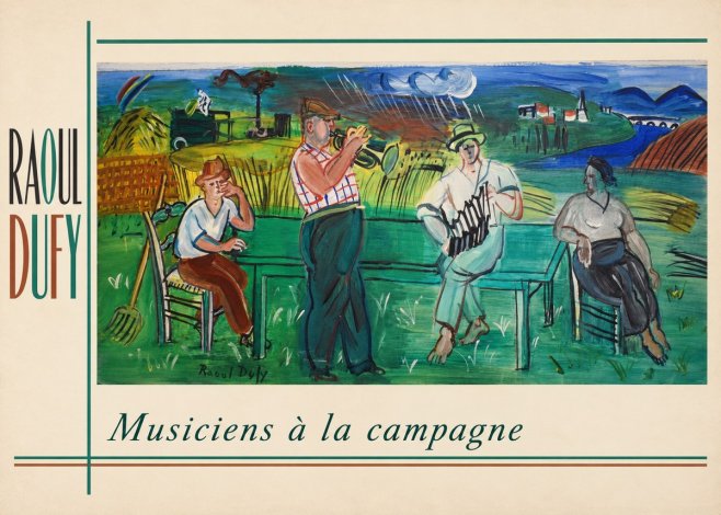 Raoul Dufy Musiciens À La Campagne No2 - Juliste