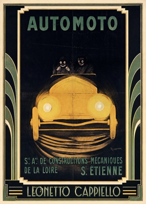 Leonetto Cappiello Automoto No1 - Juliste