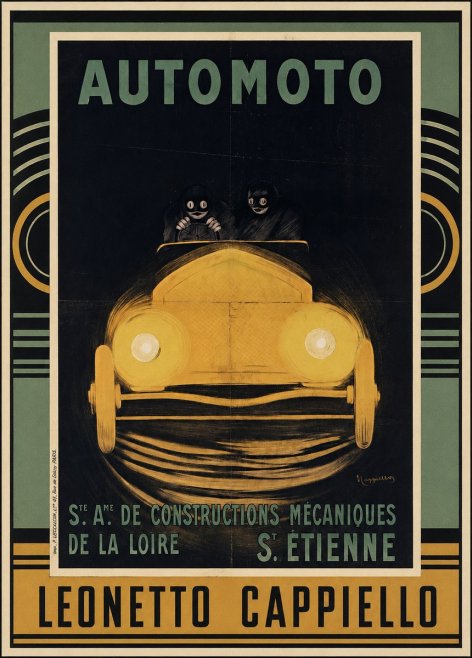 Leonetto Cappiello Automoto No3 - Juliste