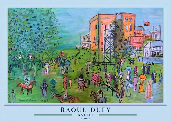 Raoul Dufy Ascot C. 1930 II No4 - Juliste
