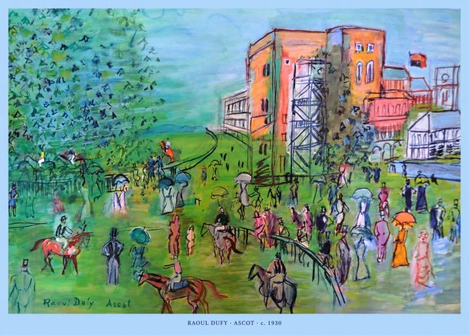 Raoul Dufy Ascot C. 1930 II No5 - Juliste