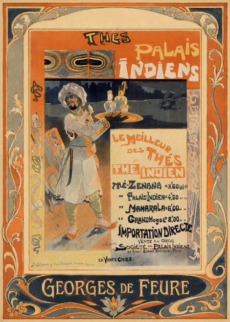 Georges de Feure Palais Indiens No1 - Juliste