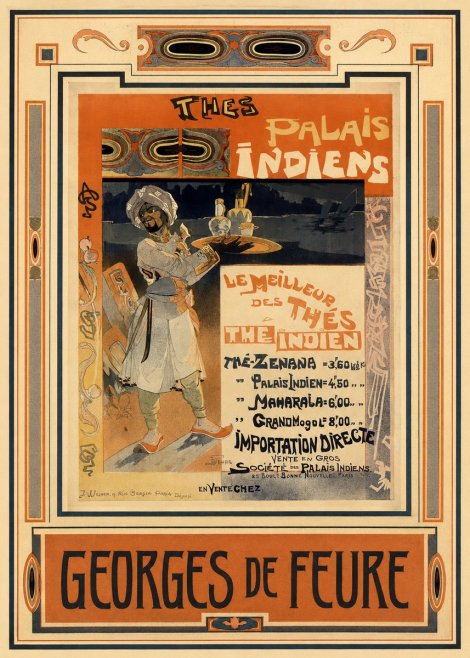 Georges de Feure Palais Indiens No3 - Juliste