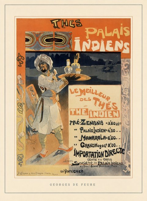 Georges de Feure Palais Indiens No4 - Juliste
