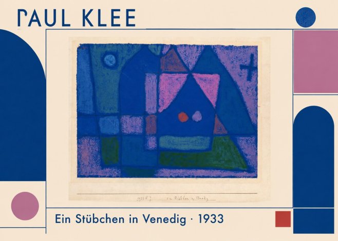 Paul Klee Ein Stübchen in Venedig No1 - Juliste