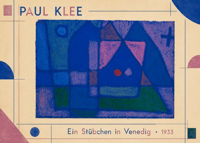 Paul Klee Ein Stübchen in Venedig No3 - Juliste