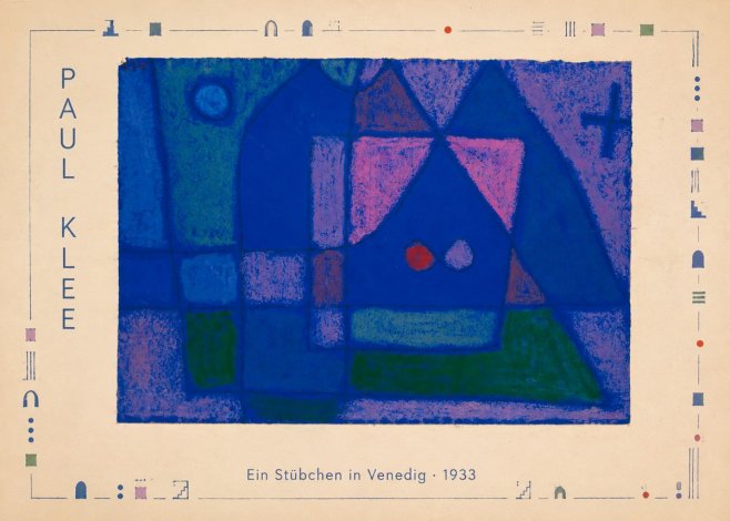 Paul Klee Ein Stübchen in Venedig No4 - Juliste