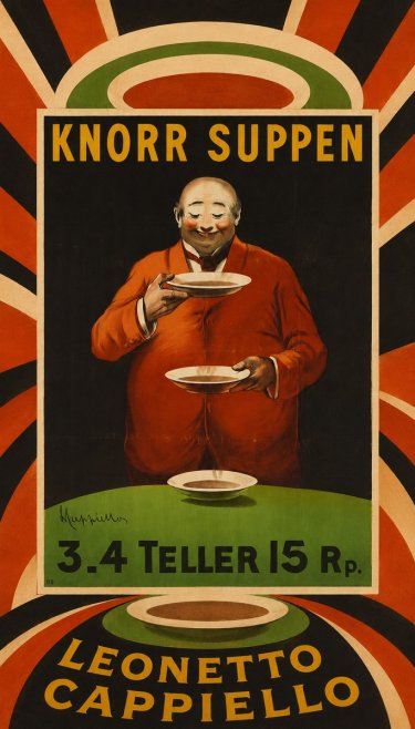 Leonetto Cappiello Knorr Suppen No4 - Juliste