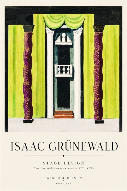 Isaac Grünewald Stage Set Design No2 - Juliste
