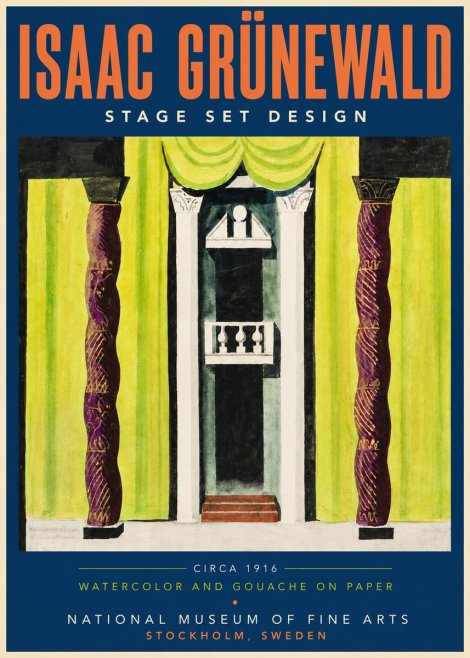 Isaac Grünewald Stage Set Design No5 - Juliste