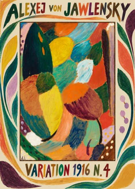 Alexej von Jawlensky Variation 1916 N.4 No3 - Juliste