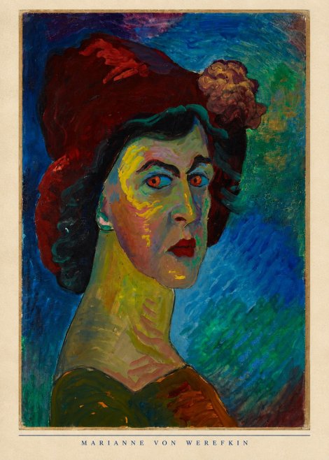 Marianne von Werefkin Self-portrait No6 - Juliste