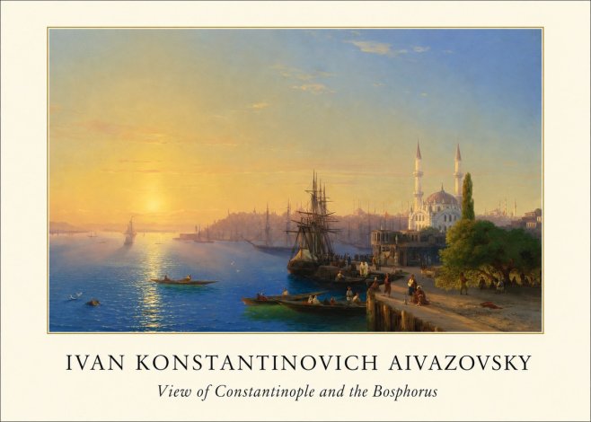 Ivan Konstantinovich Aivazovsky View of Constantinople and the Bosphorus No4 - Juliste