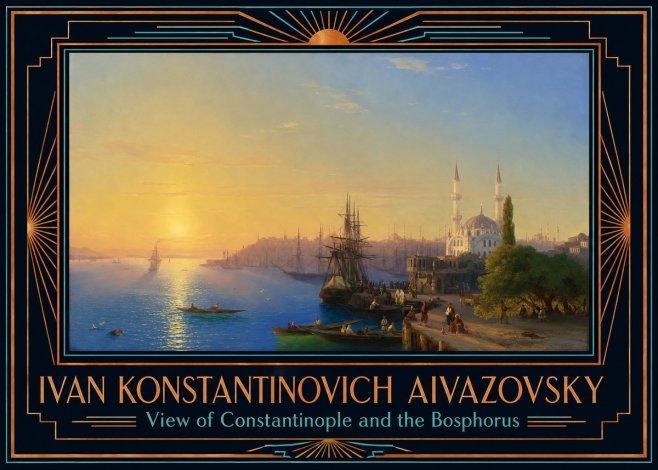 Ivan Konstantinovich Aivazovsky View of Constantinople and the Bosphorus No6 - Juliste