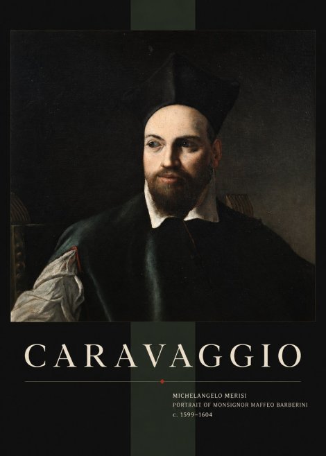 Michelangelo Merisi da Caravaggio Portrait of Monsignor Maffeo Barberini No4 - Juliste