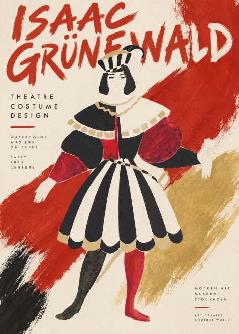 Isaac Grünewald Costume Design XI No3 - Juliste