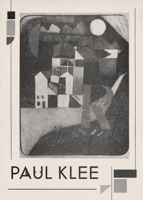 Paul Klee Village in the Mountains No1 - Juliste