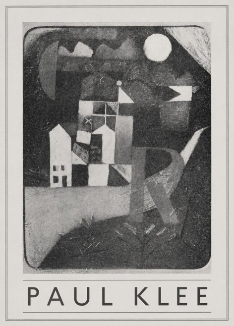 Paul Klee Village in the Mountains No5 - Juliste