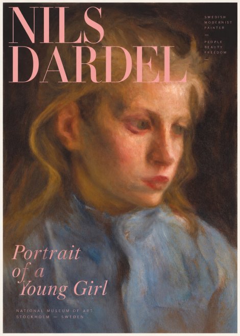 Nils Dardel Portrait of a Young Girl No2 - Juliste