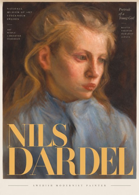 Nils Dardel Portrait of a Young Girl No5 - Juliste