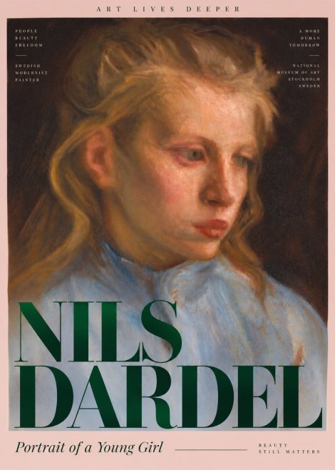 Nils Dardel Portrait of a Young Girl No6 - Juliste