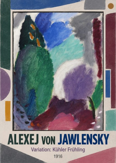 Alexej von Jawlensky Variation: Kühler Frühling No1 - Juliste
