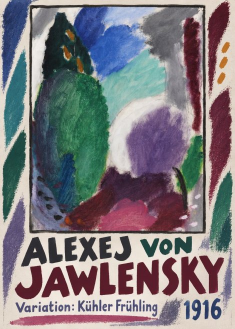 Alexej von Jawlensky Variation: Kühler Frühling No4 - Juliste