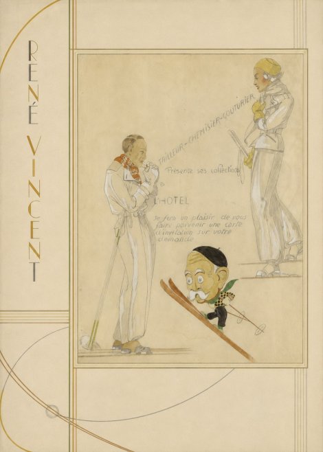 René Vincent Ttailleur-chemisier-couturier No4 - Juliste