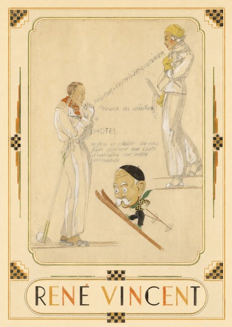 René Vincent Ttailleur-chemisier-couturier No6 - Juliste