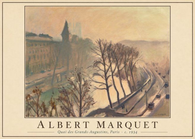 Albert Marquet Quai Des Grands-augustins, Paris · C. 1934 No1 - Juliste