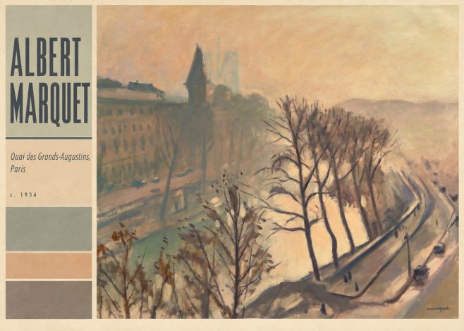 Albert Marquet Quai Des Grands-augustins, Paris · C. 1934 No4 - Juliste