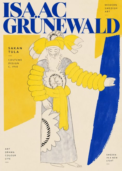 Isaac Grünewald Sakan Tula - Costume Design No2 - Juliste