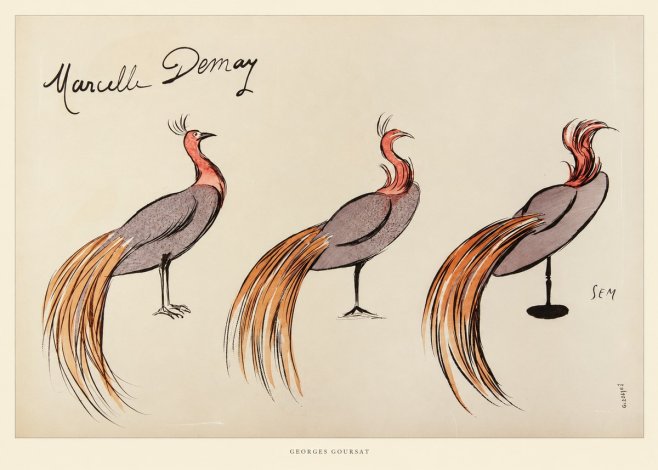 Georges Goursat Marcelle Demay No6 - Juliste