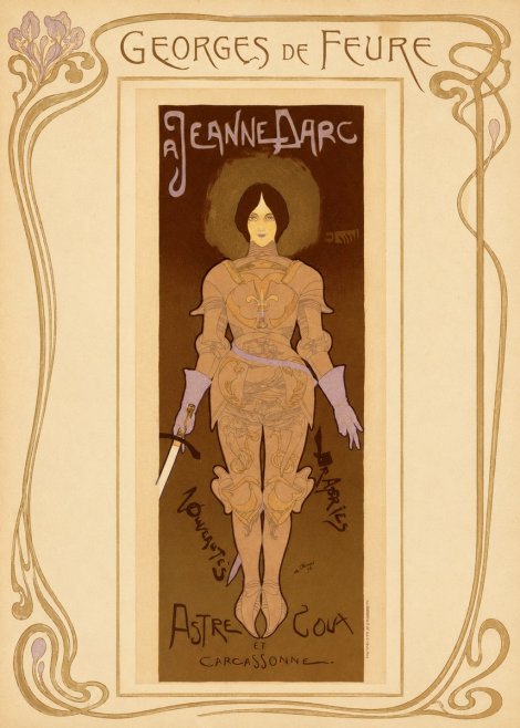 Georges de Feure Jeanne D'arc No1 - Juliste