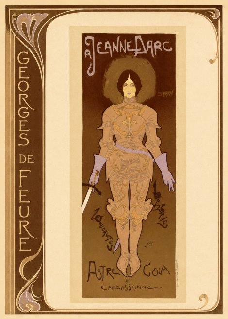 Georges de Feure Jeanne D'arc No2 - Juliste
