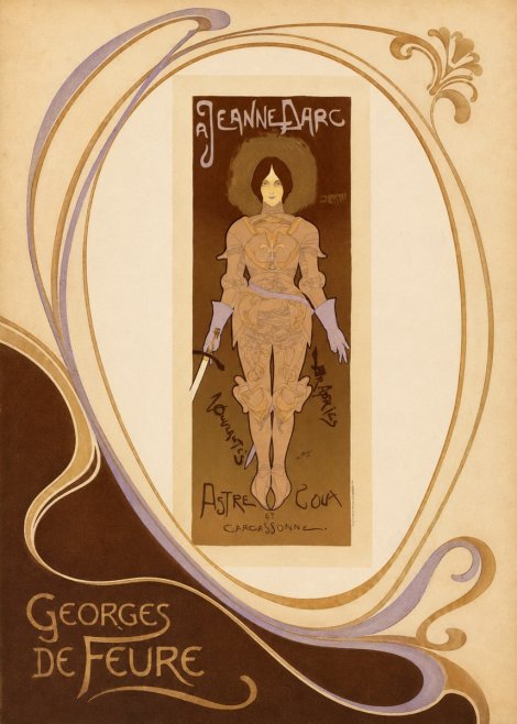 Georges de Feure Jeanne D'arc No3 - Juliste