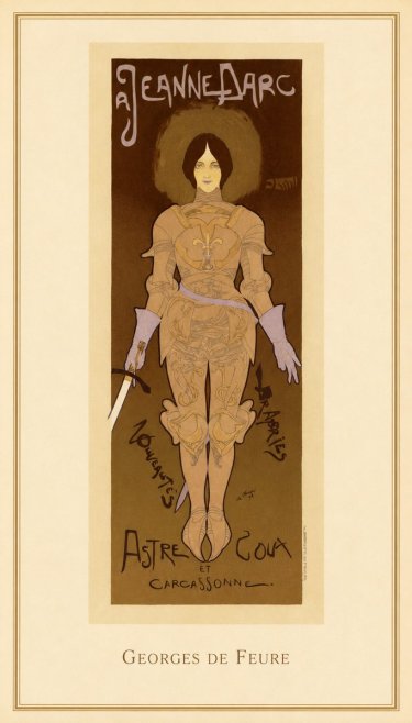 Georges de Feure Jeanne D'arc No4 - Juliste